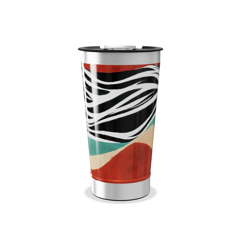 Copo Térmico - Estampa Colorida Listras