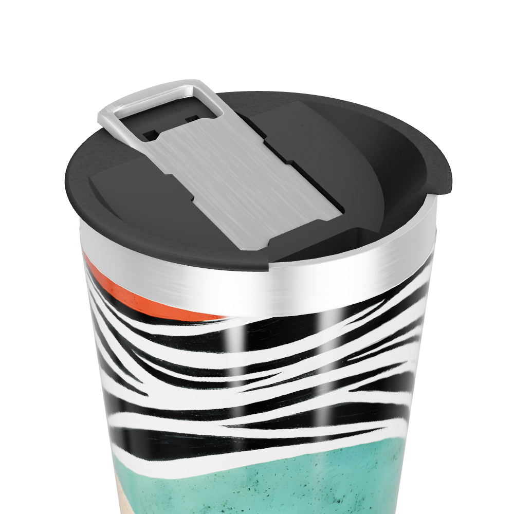 Copo Térmico - Estampa Colorida Listras