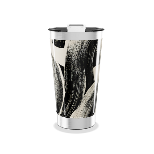 Copo Térmico - Estampa Preto e Branco