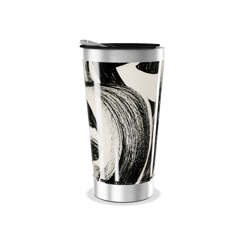 Copo Térmico - Estampa Preto e Branco