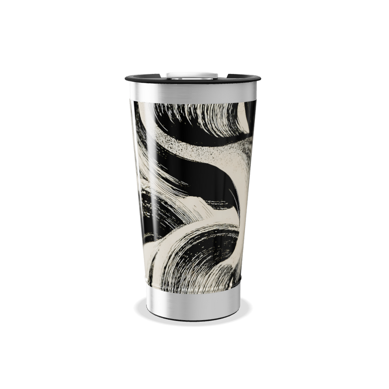Copo Térmico - Estampa Preto e Branco