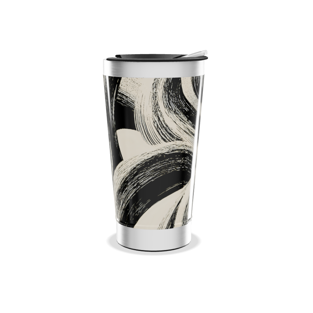 Copo Térmico - Estampa Preto e Branco