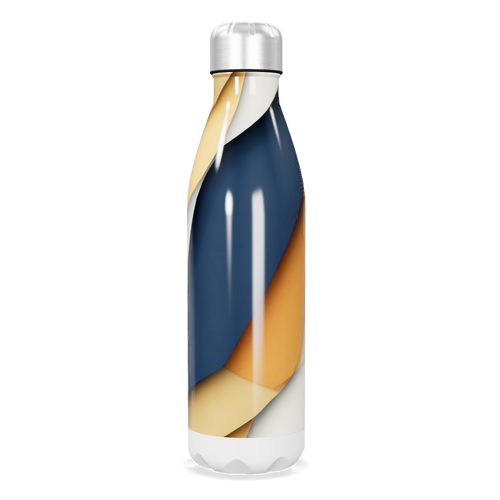 Garrafa Inox - Estampa Colorida Abstrata
