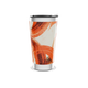 Copo Térmico - Estampa Abstrata Laranja