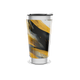 Copo Térmico - Estampa Amarela Abstrata
