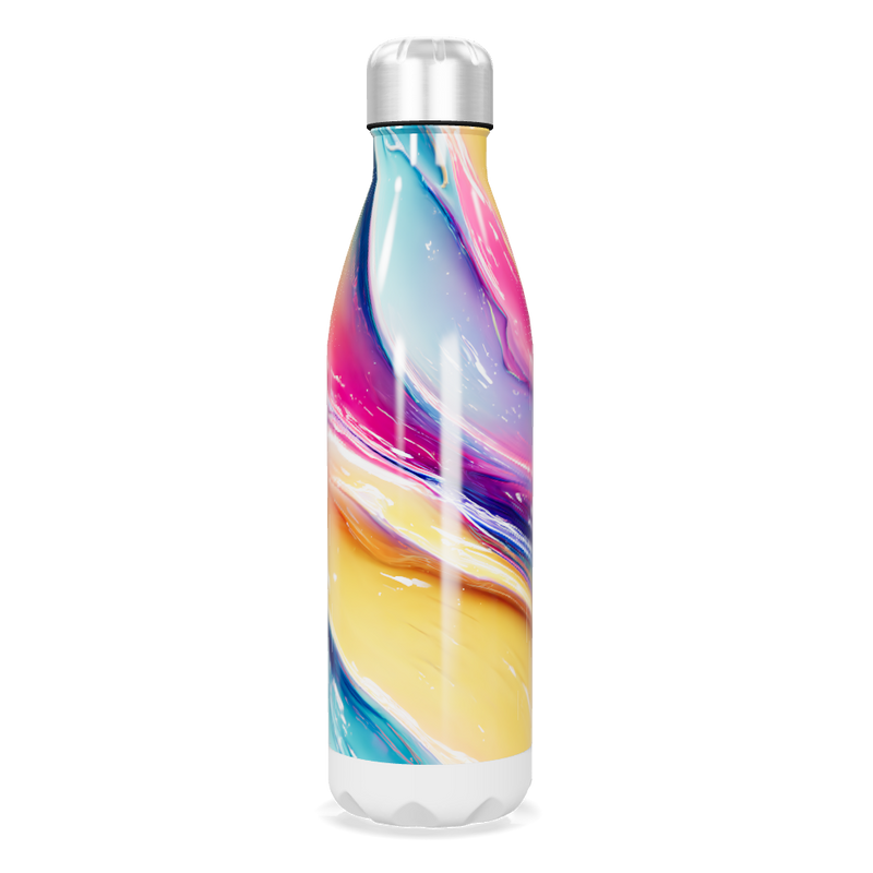 Garrafa Inox - Colorida Abstrata 500ml