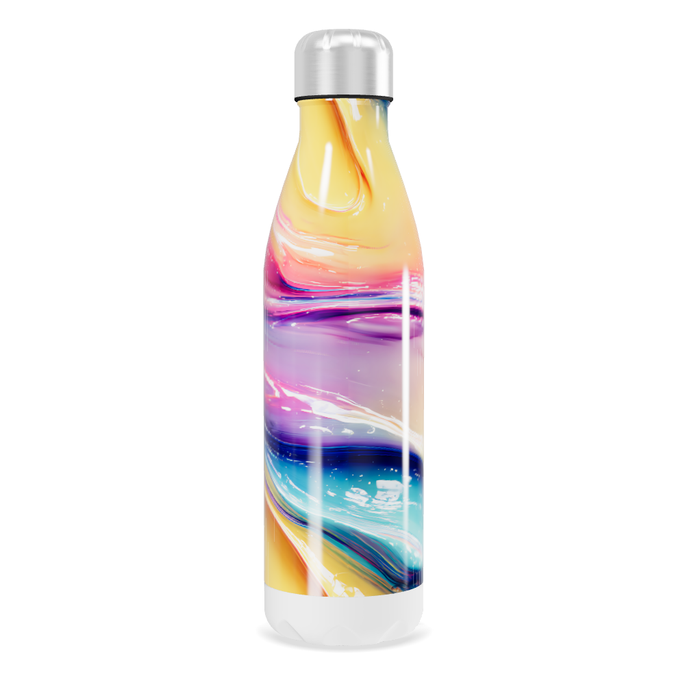 Garrafa Inox - Colorida Abstrata 500ml