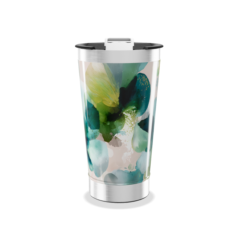 Copo Térmico - Estampa Floral Colorida