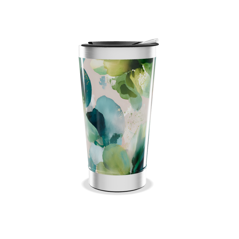 Copo Térmico - Estampa Floral Colorida