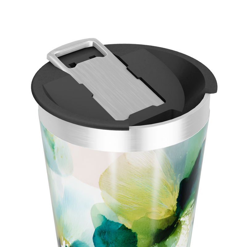 Copo Térmico - Estampa Floral Colorida