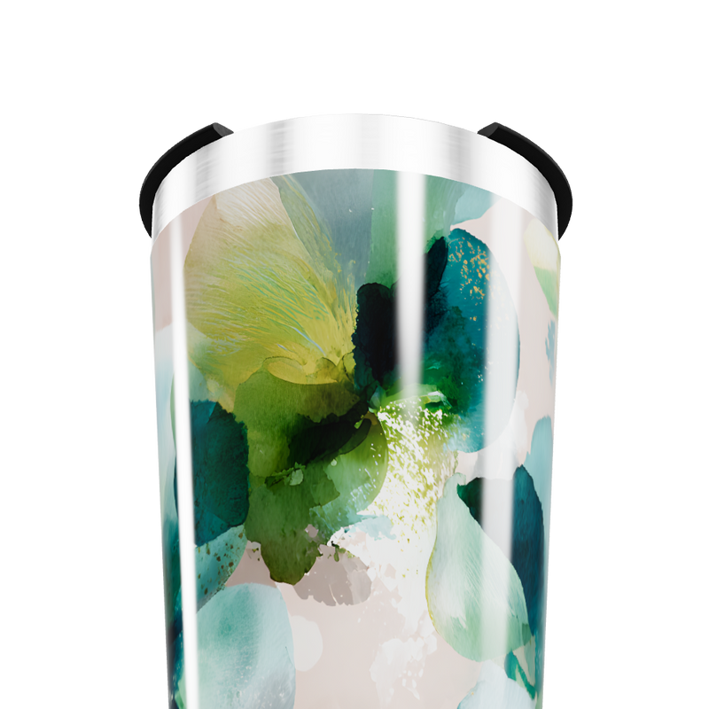 Copo Térmico - Estampa Floral Colorida