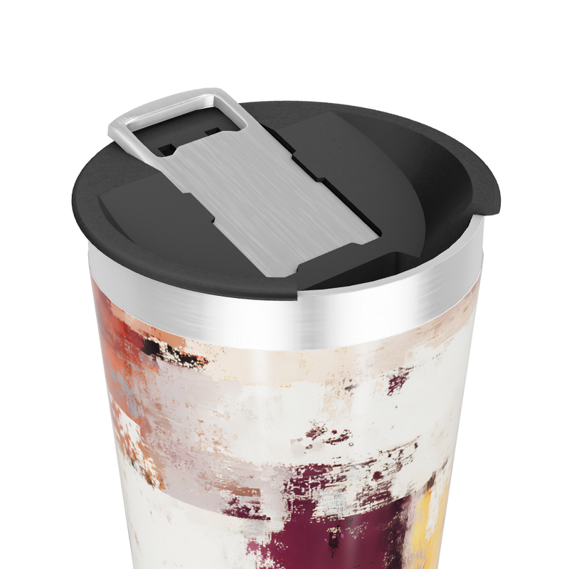 Copo Térmico - Estampa Abstrata Colorida