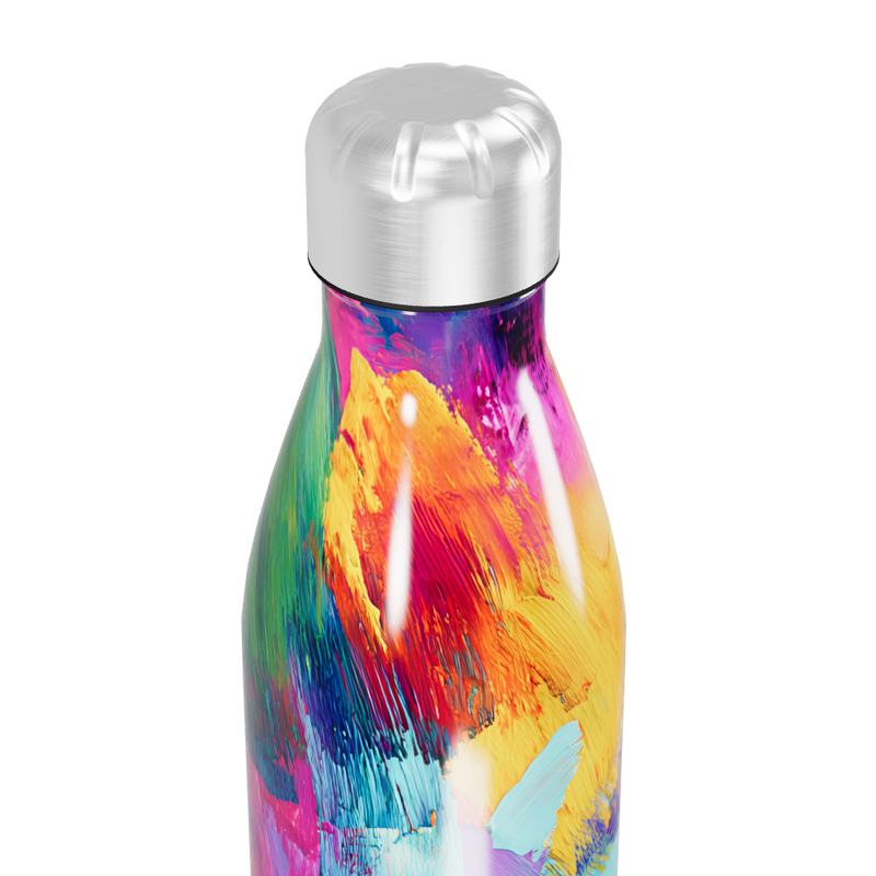 Garrafa Inox Estampa Colorida 500ml