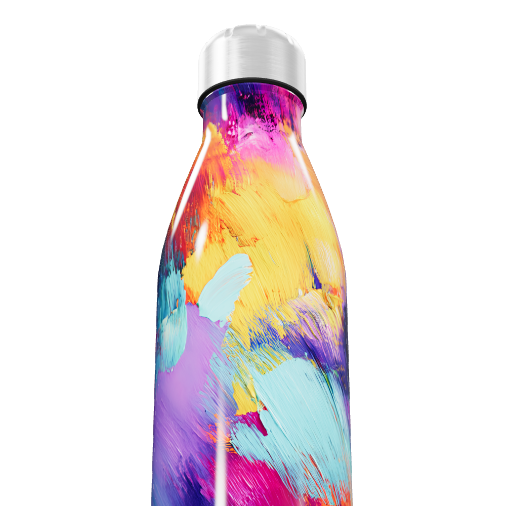 Garrafa Inox Estampa Colorida 500ml