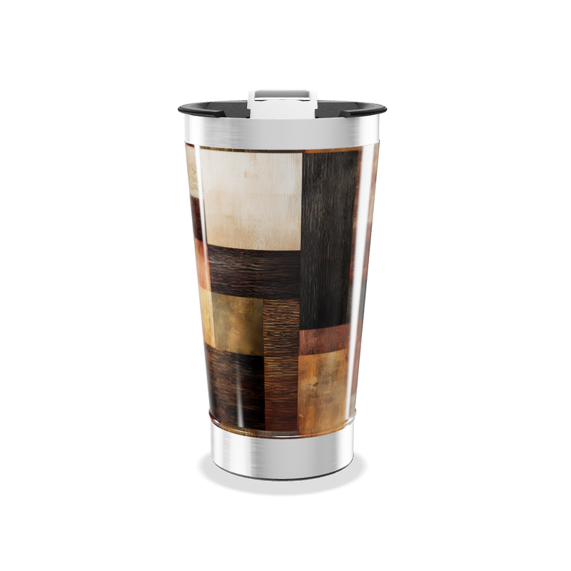 Copo Térmico - Estampa Geométrica Colorida