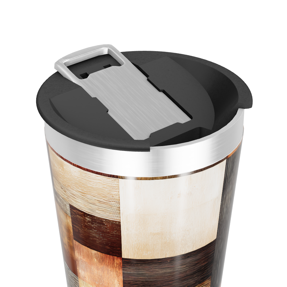 Copo Térmico - Estampa Geométrica Colorida