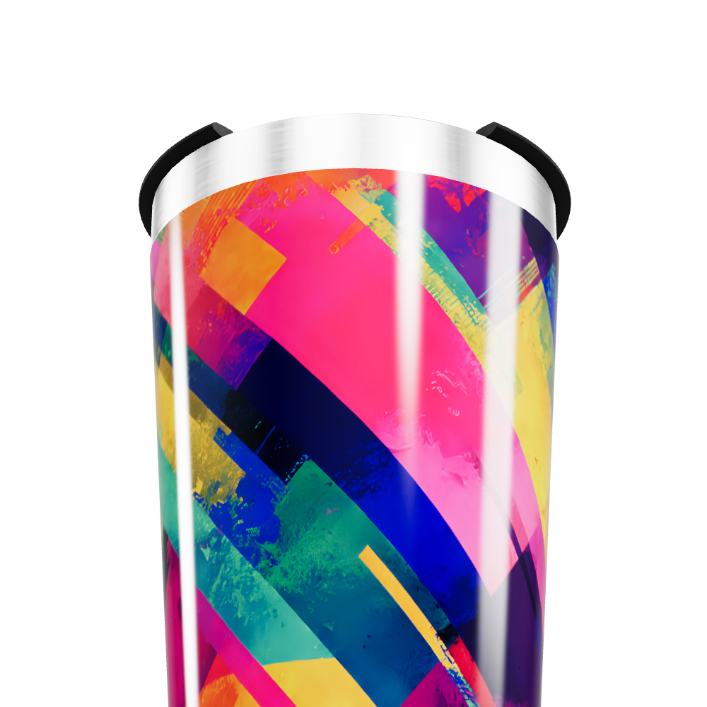 Copo Térmico - Estampa Colorida Aço Inox