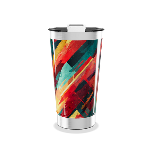 Copo Térmico - Estampa Colorida Aço Inox