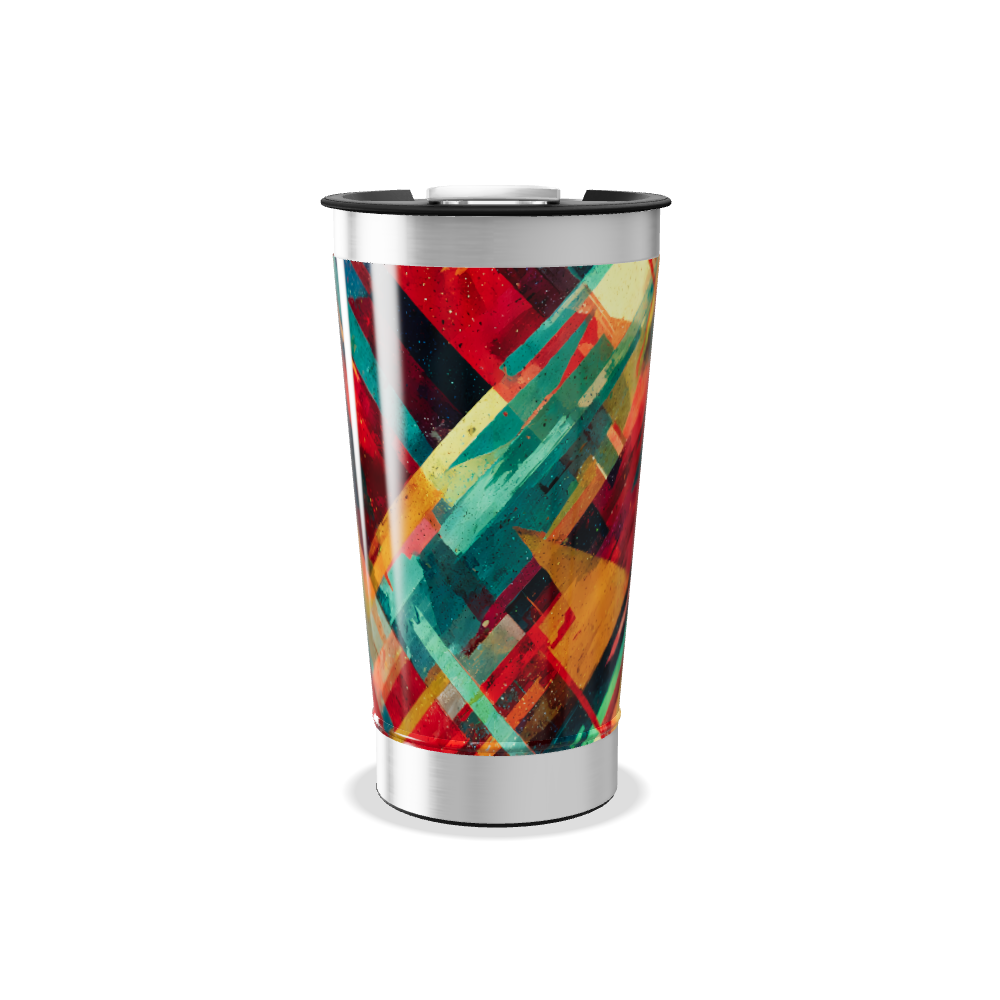 Copo Térmico - Estampa Colorida Aço Inox