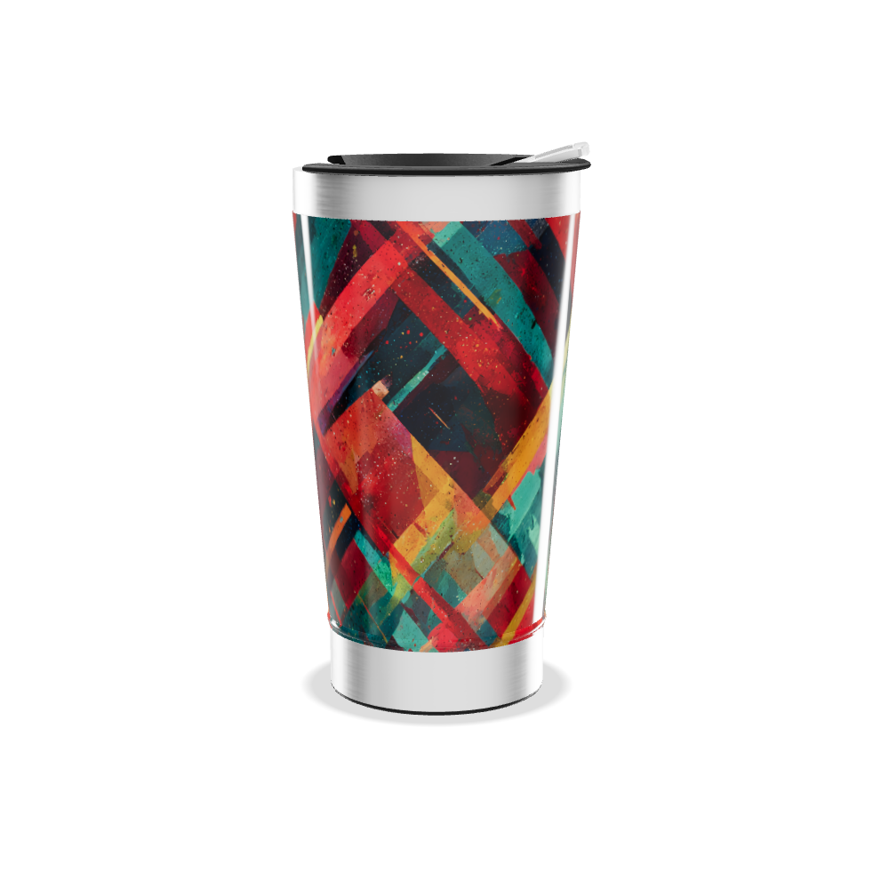 Copo Térmico - Estampa Colorida Aço Inox