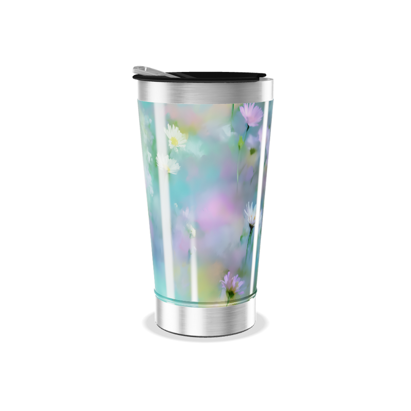 Copo Térmico - Floral Aquarela