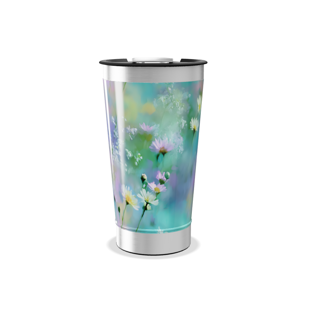 Copo Térmico - Floral Aquarela