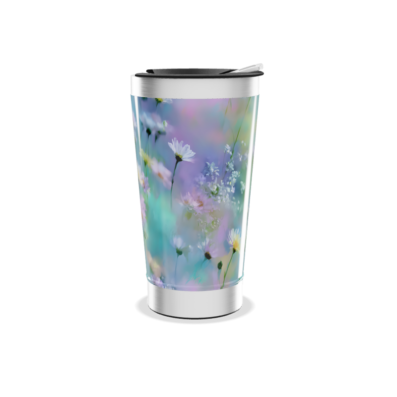 Copo Térmico - Floral Aquarela