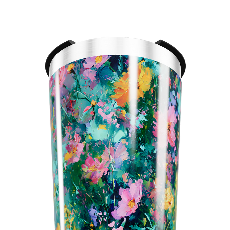 Copo Térmico - Estampa Floral Colorida