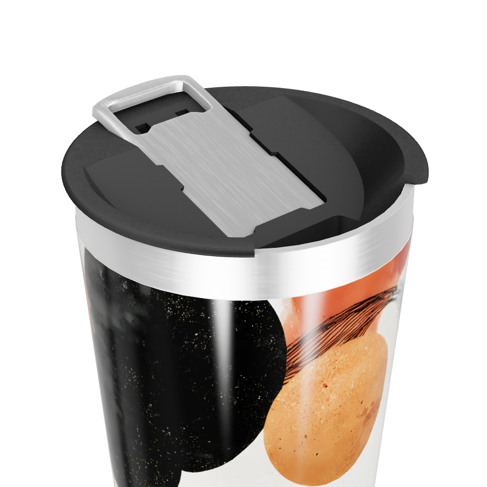 Copo Térmico - Estampa Circular Colorida