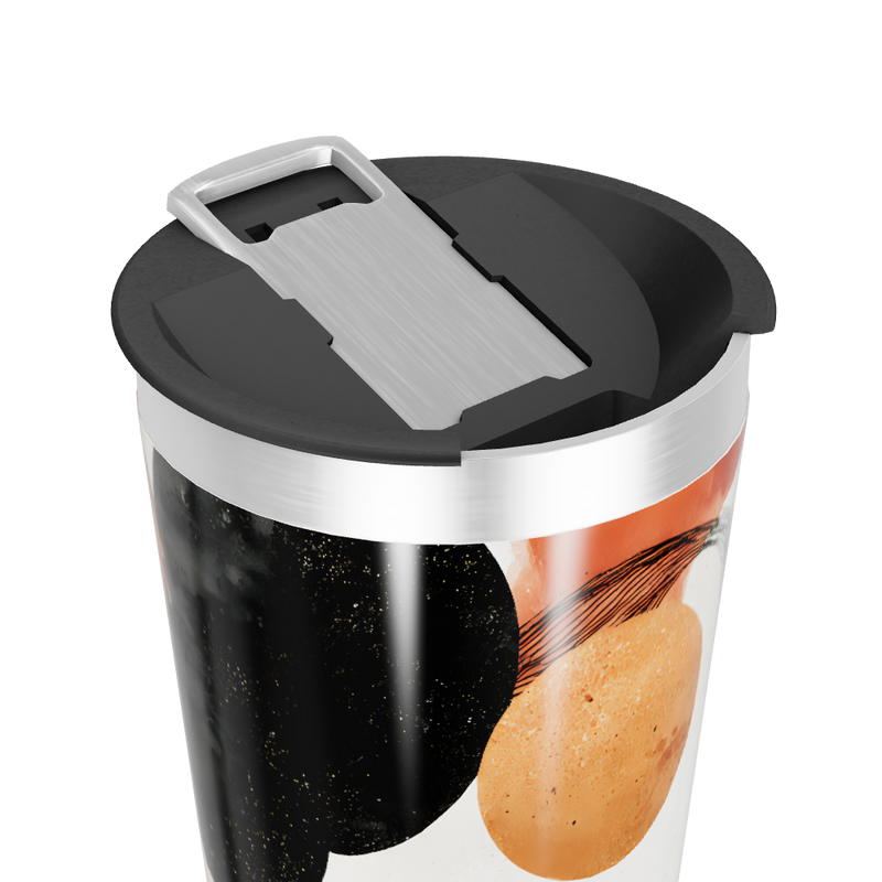 Copo Térmico - Estampa Circular Colorida