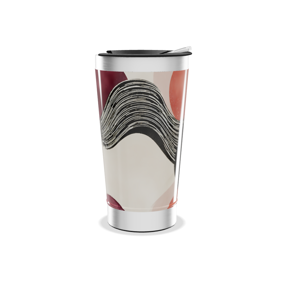 Copo Térmico - Estampa Abstrata