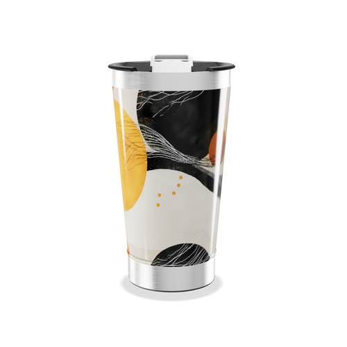 Copo Térmico - Design Abstrato Colorido