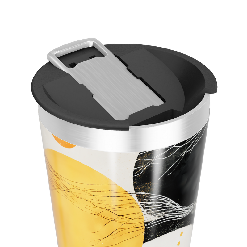 Copo Térmico - Design Abstrato Colorido