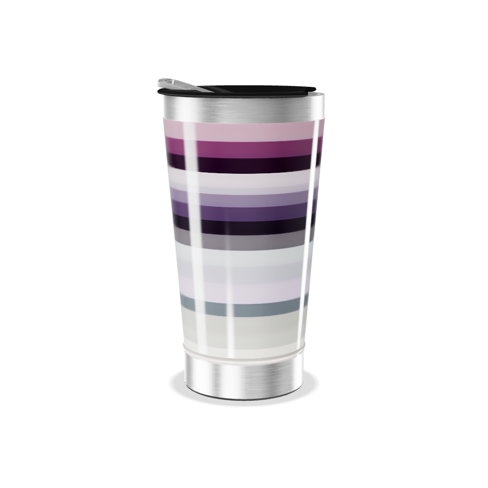Copo Térmico - Listras Multicoloridas