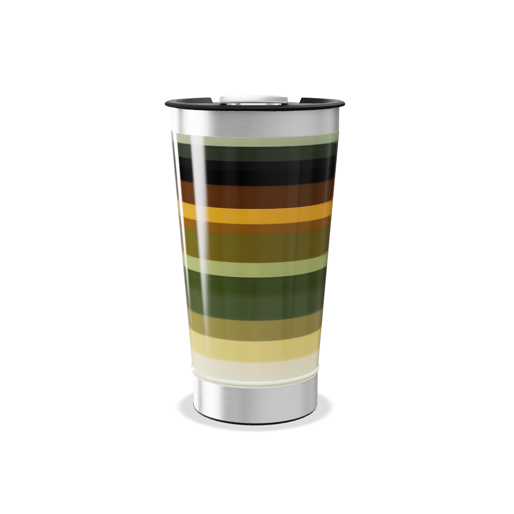 Copo Térmico - Listras Multicoloridas