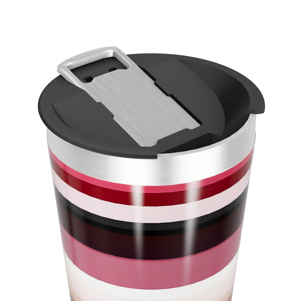 Copo Térmico - Listrado Inox