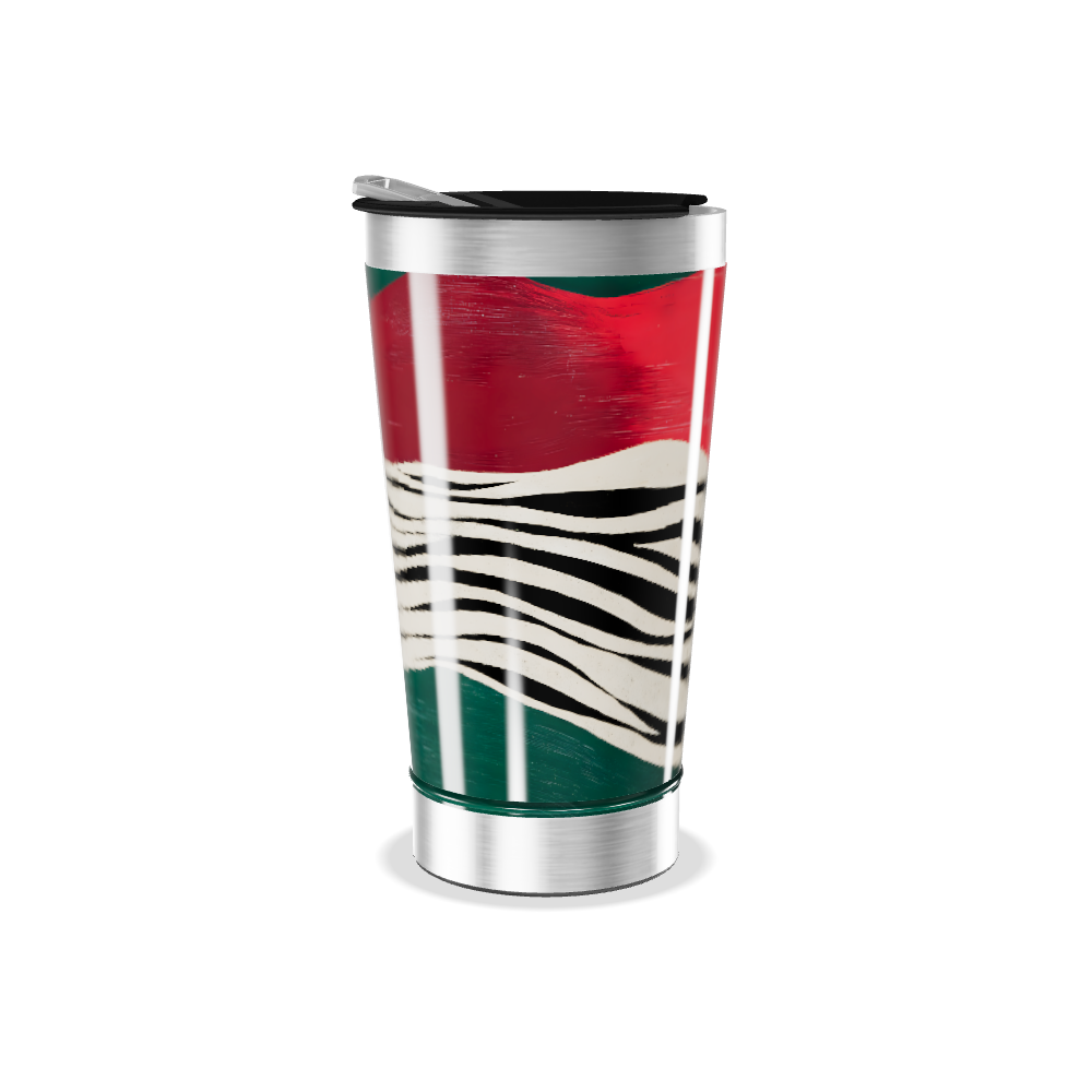 Copo Térmico - Estampa Zebra Colorida