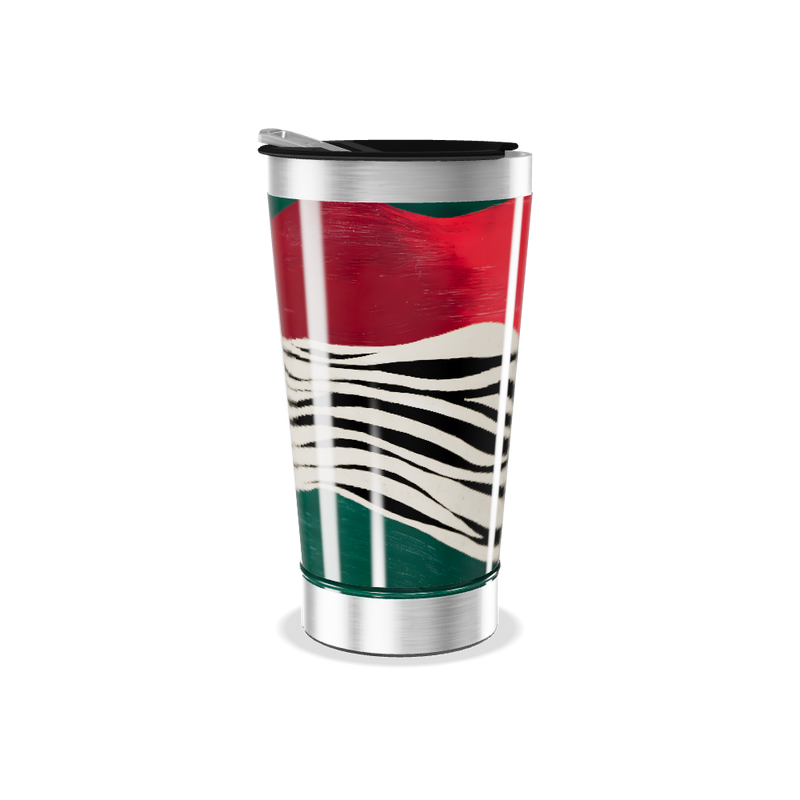 Copo Térmico - Estampa Zebra Colorida