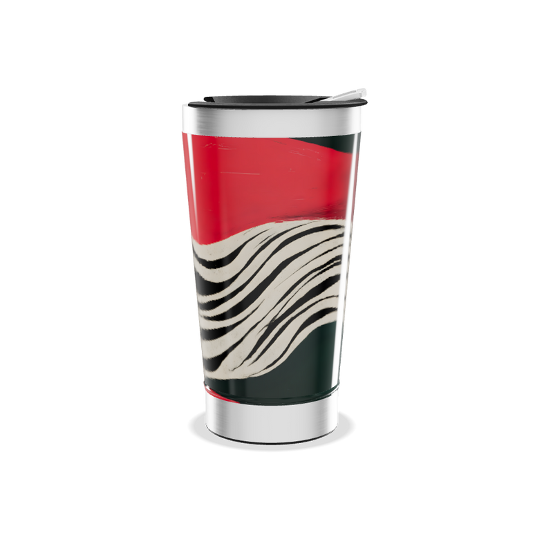 Copo Térmico - Estampa Zebra Colorida