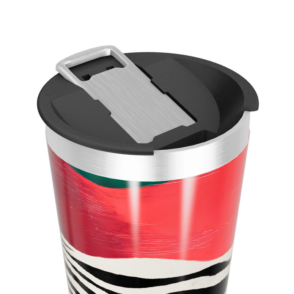 Copo Térmico - Estampa Zebra Colorida