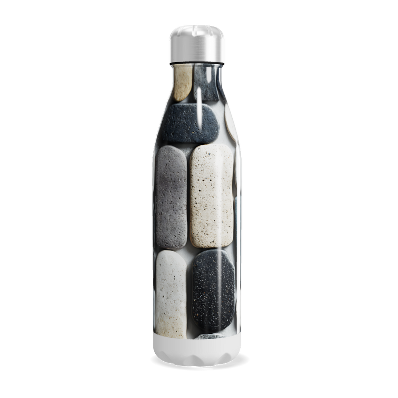 Garrafa Inox - Estampa Ágata Colorida