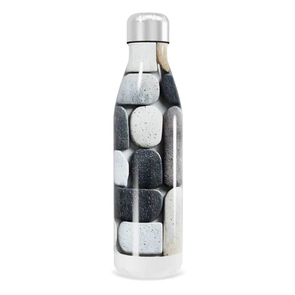 Garrafa Inox - Estampa Ágata Colorida