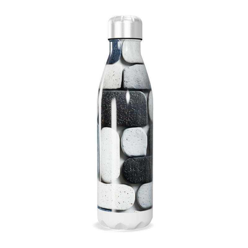 Garrafa Inox - Estampa Ágata Colorida