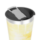 Copo Térmico - Amarelo Estampado Aço Inox