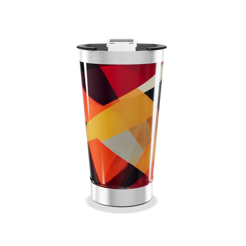 Copo Térmico - Estampa Geométrica Colorida