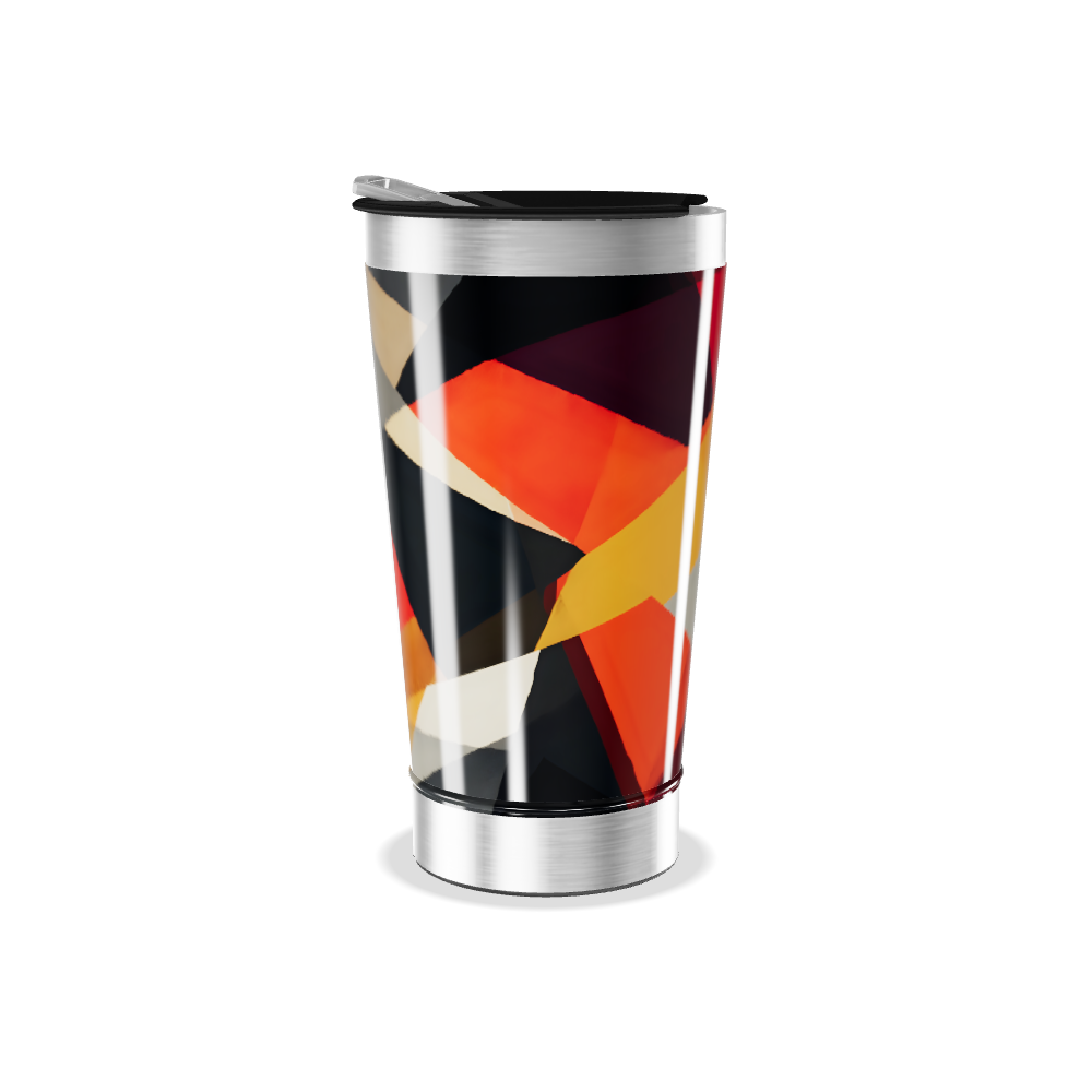 Copo Térmico - Estampa Geométrica Colorida