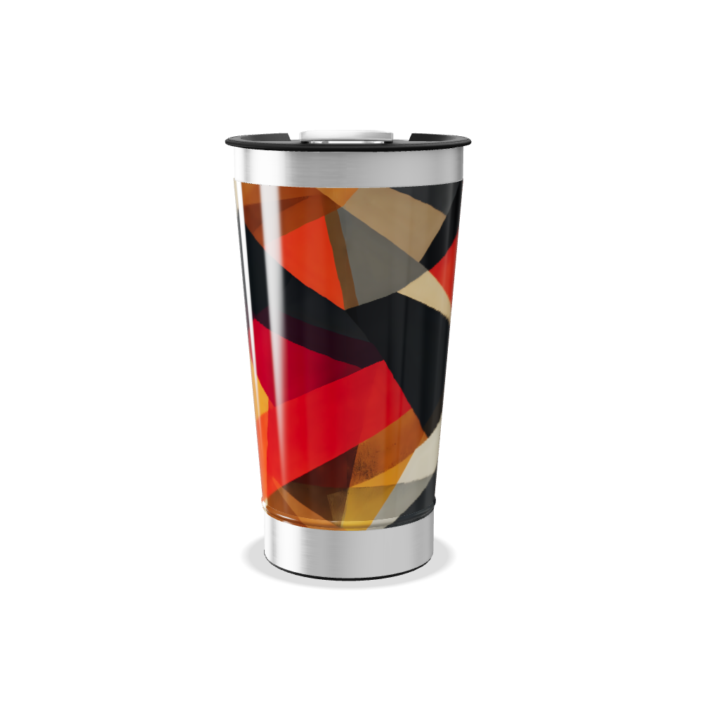 Copo Térmico - Estampa Geométrica Colorida