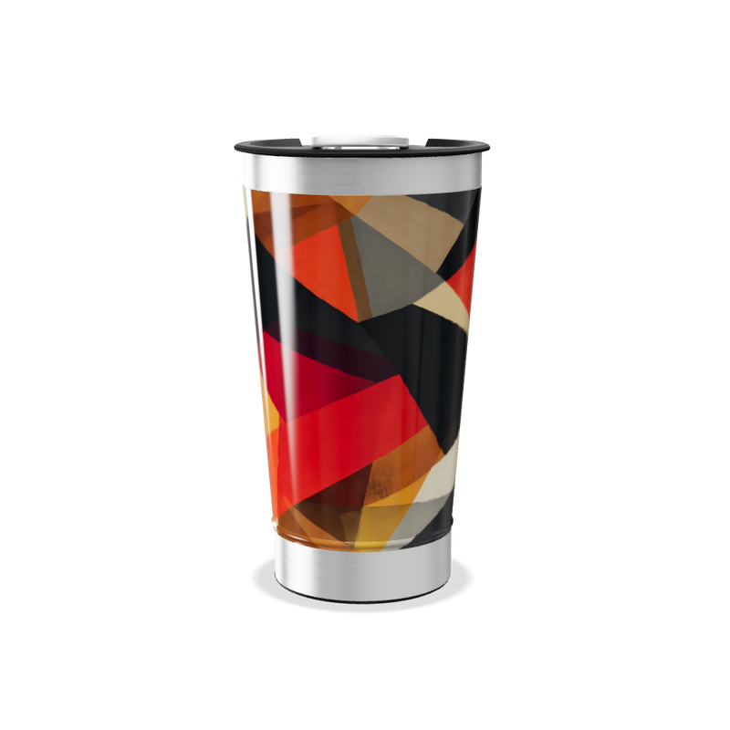 Copo Térmico - Estampa Geométrica Colorida
