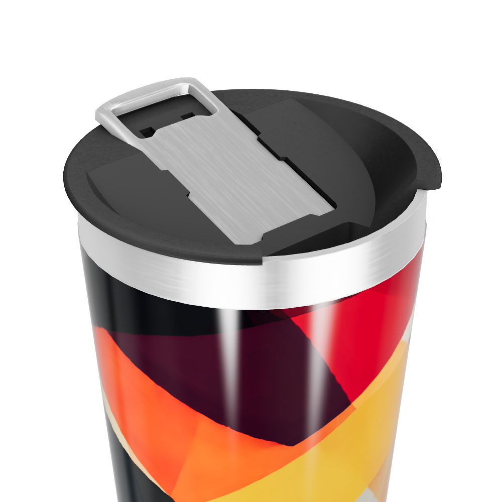 Copo Térmico - Estampa Geométrica Colorida
