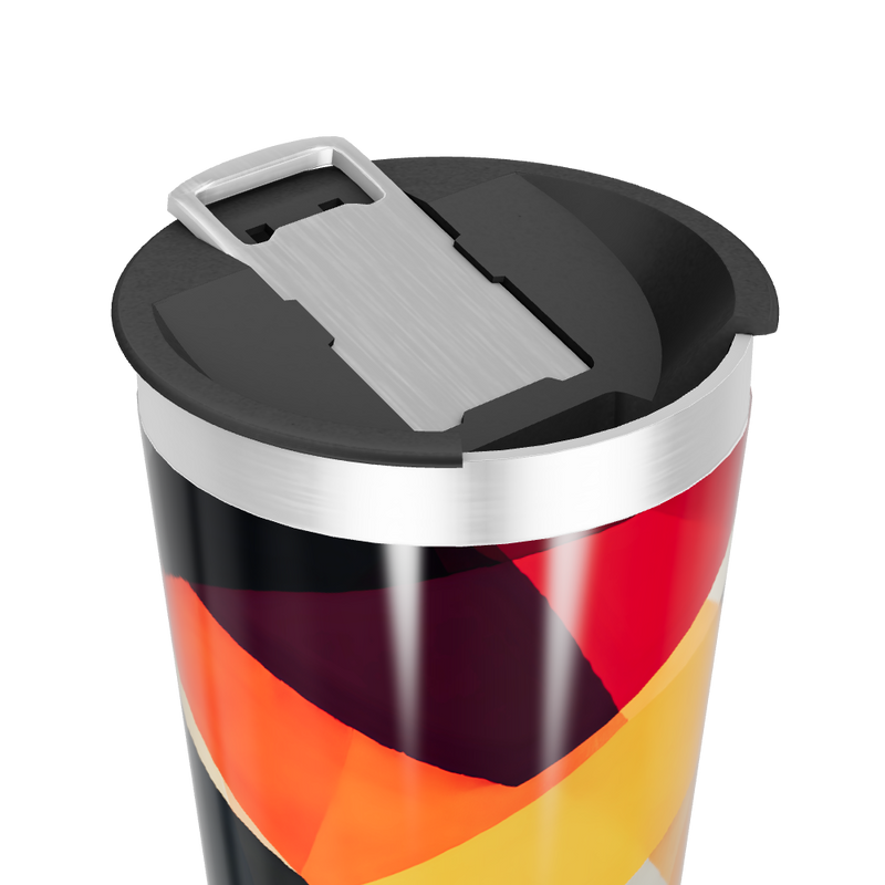 Copo Térmico - Estampa Geométrica Colorida